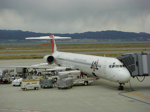 関西空港、乗る飛行機