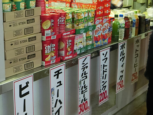 お菓子や飲料