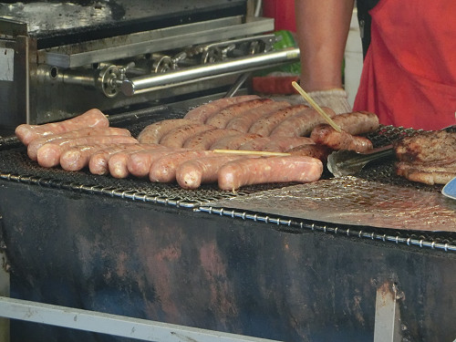 炭火焼き生ウインナー