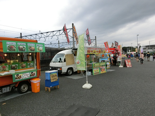 埼スタへ向かう通路